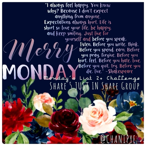 1/5 MON🌺DAY's JUST IN CHALLENGE is CLOSED! - Picture 9 of 10